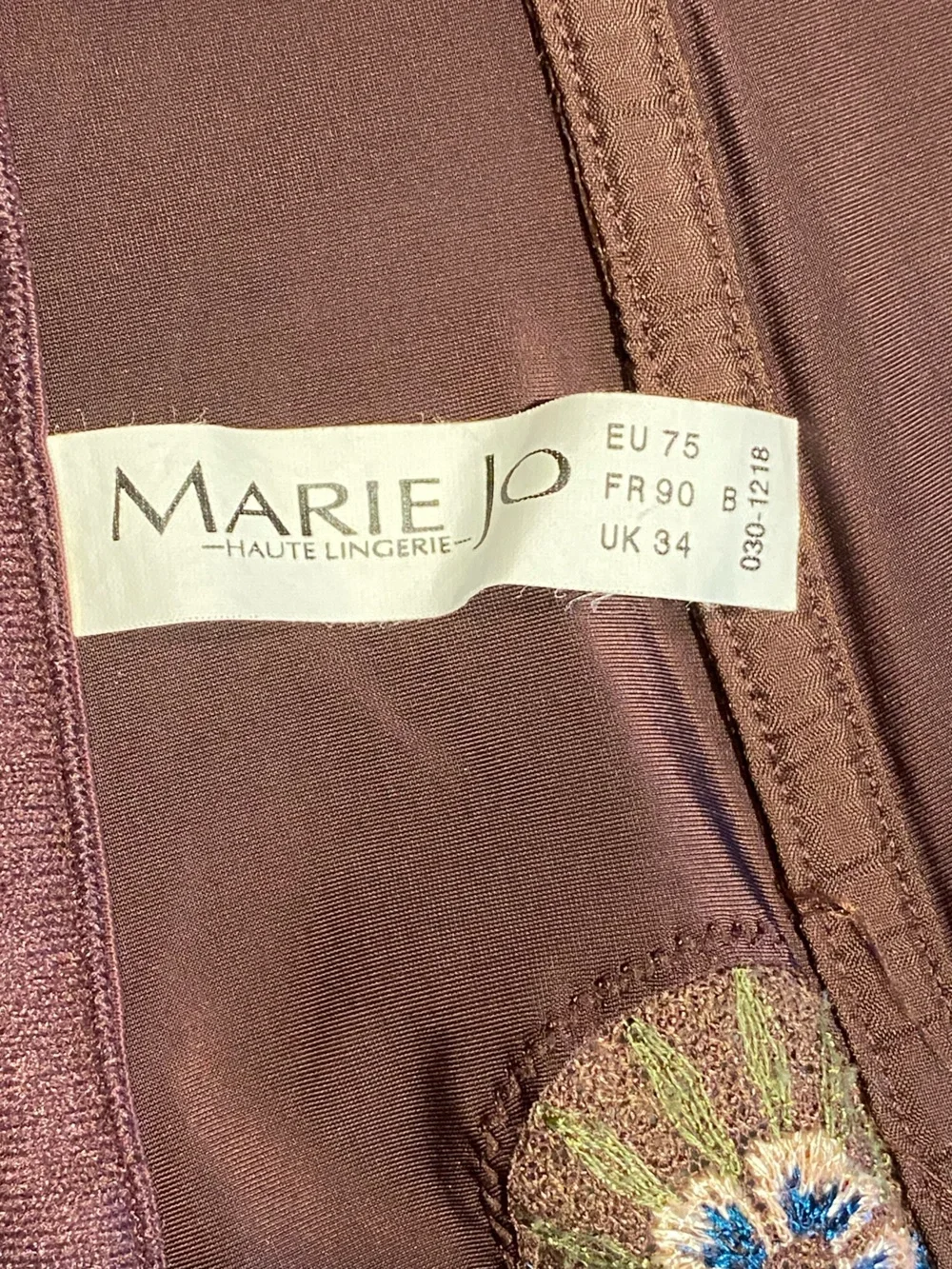 Marie Jo Houndstooth Corset, size 34B / 34C